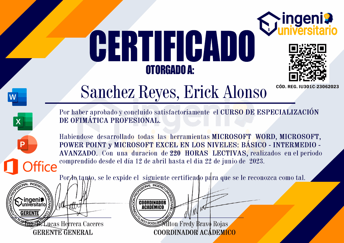 Modelo de certificado 3